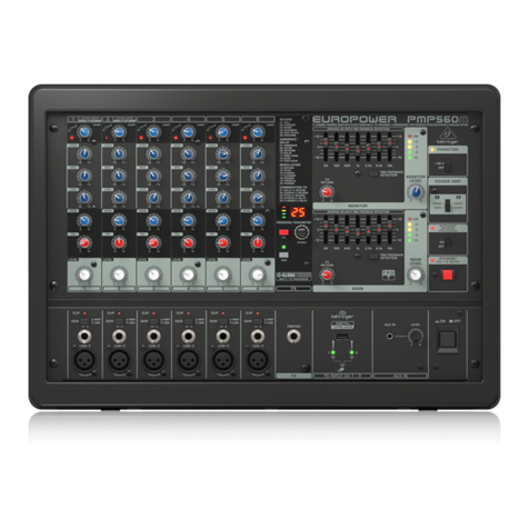 Behringer EUROPOWER PMP560M brochure