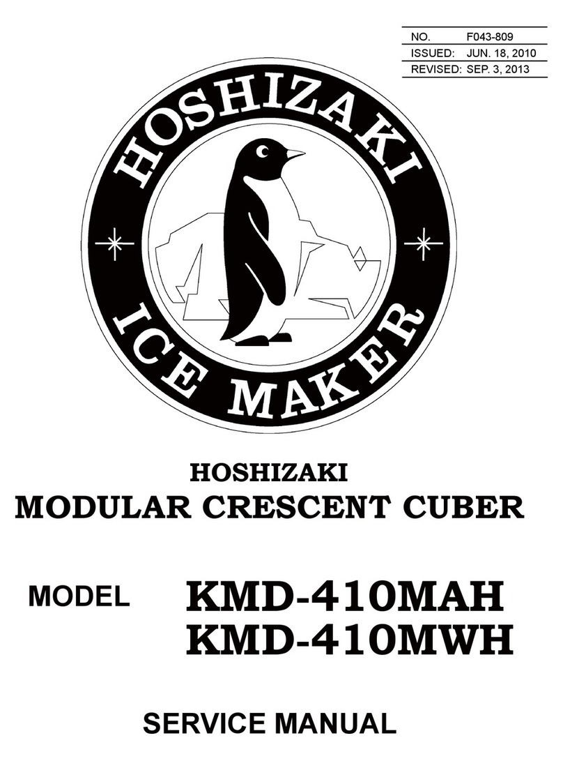 Hoshizaki KMD-410MWH Service manual