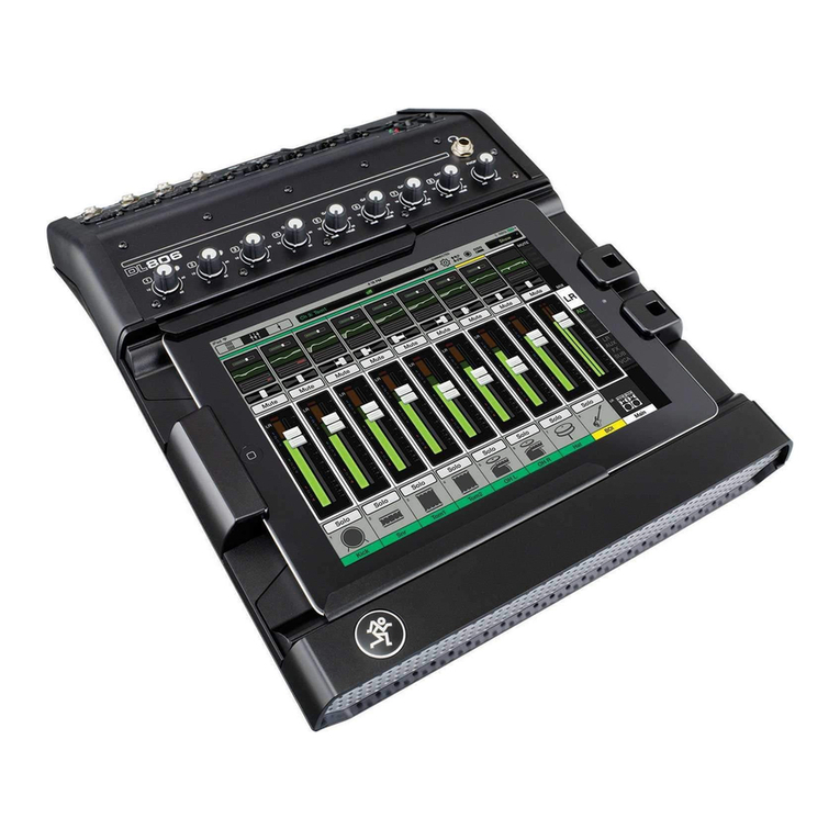 Mackie DL806 User manual