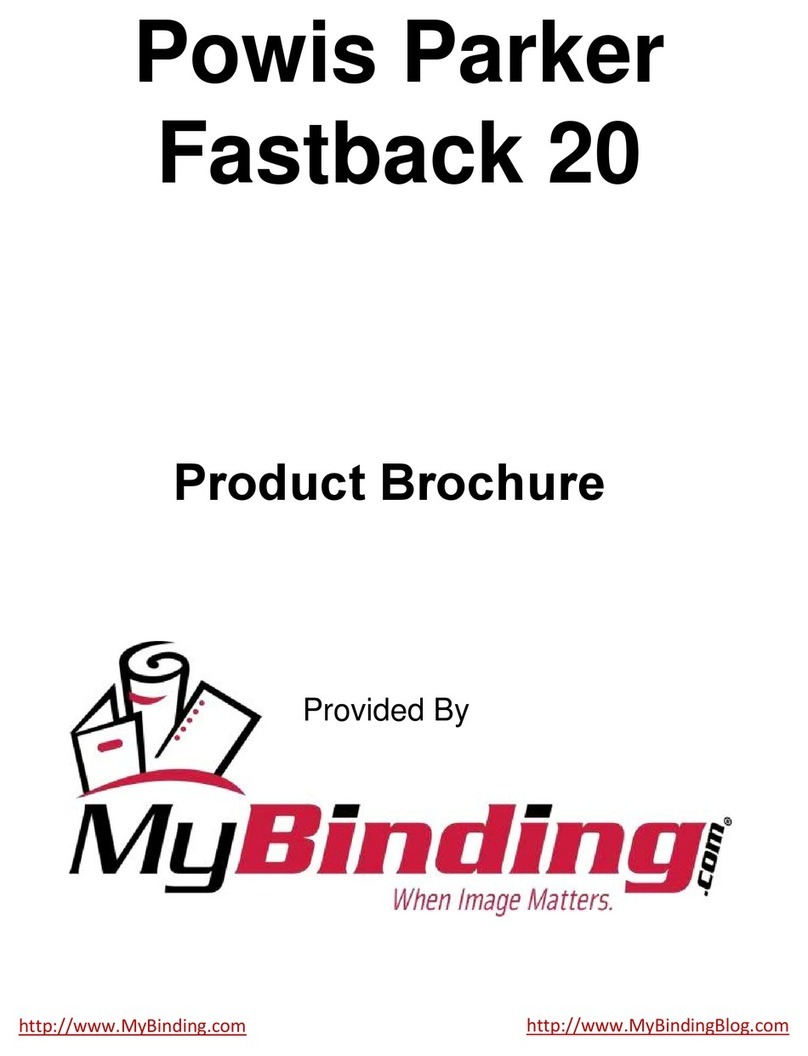 MyBinding Powis Parker Fastback 20 User manual