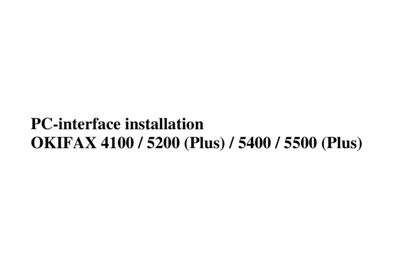 Oki OKIFAX 4100 User manual