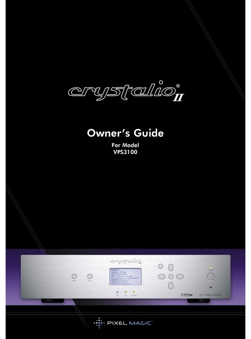 Pixel Magic Crystalio II VPS-3100 owner's guide
