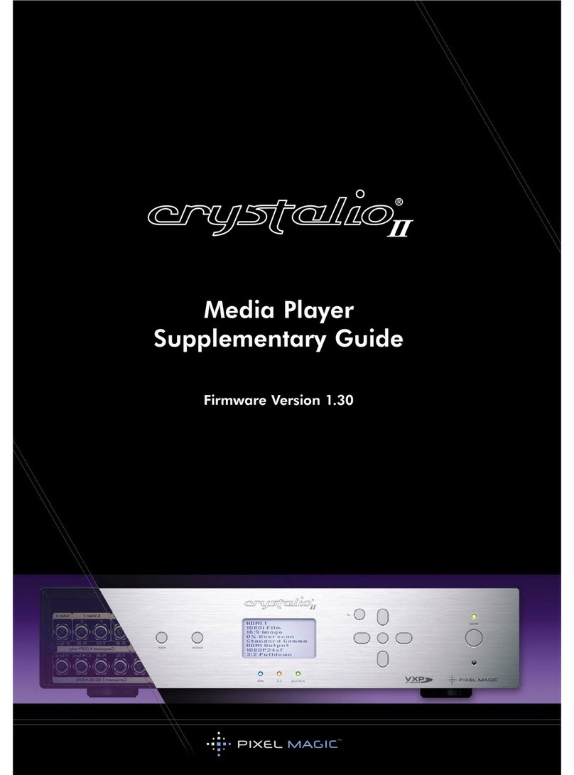 Pixel Magic Crystalio II VPS-3800 supplementary guide