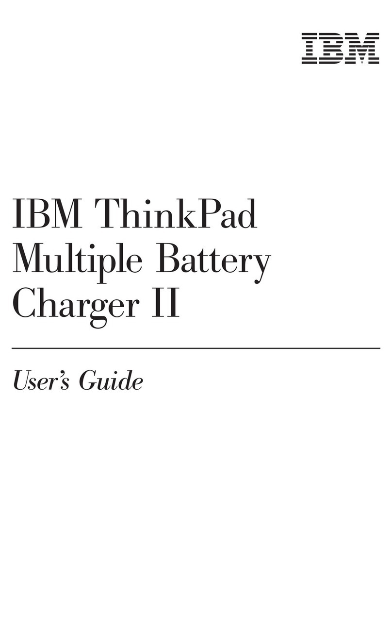 IBM ThinkPad Battery Charger II user guide