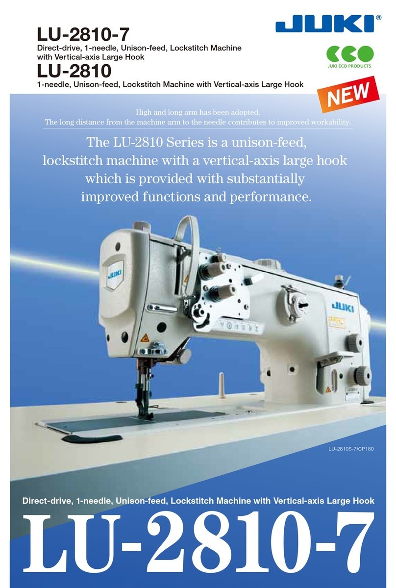 JUKI LU-2810-7 Series User manual JUKI LU-2810-7 Series User manual