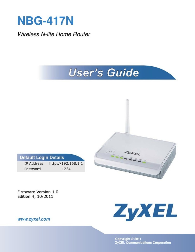 ZyXEL Communications NBG-417N user guide