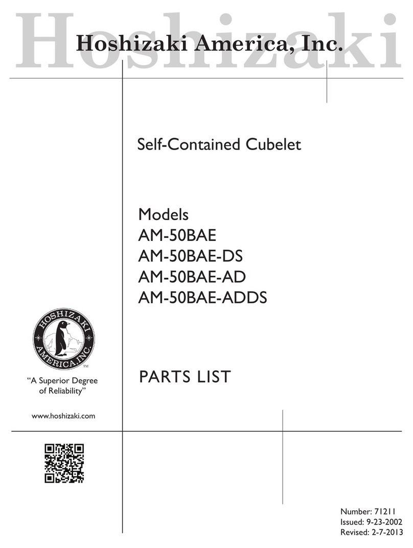 Hoshizaki AM-50BAE User manual