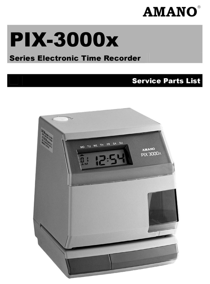Amano PIX-3000x Series Guide