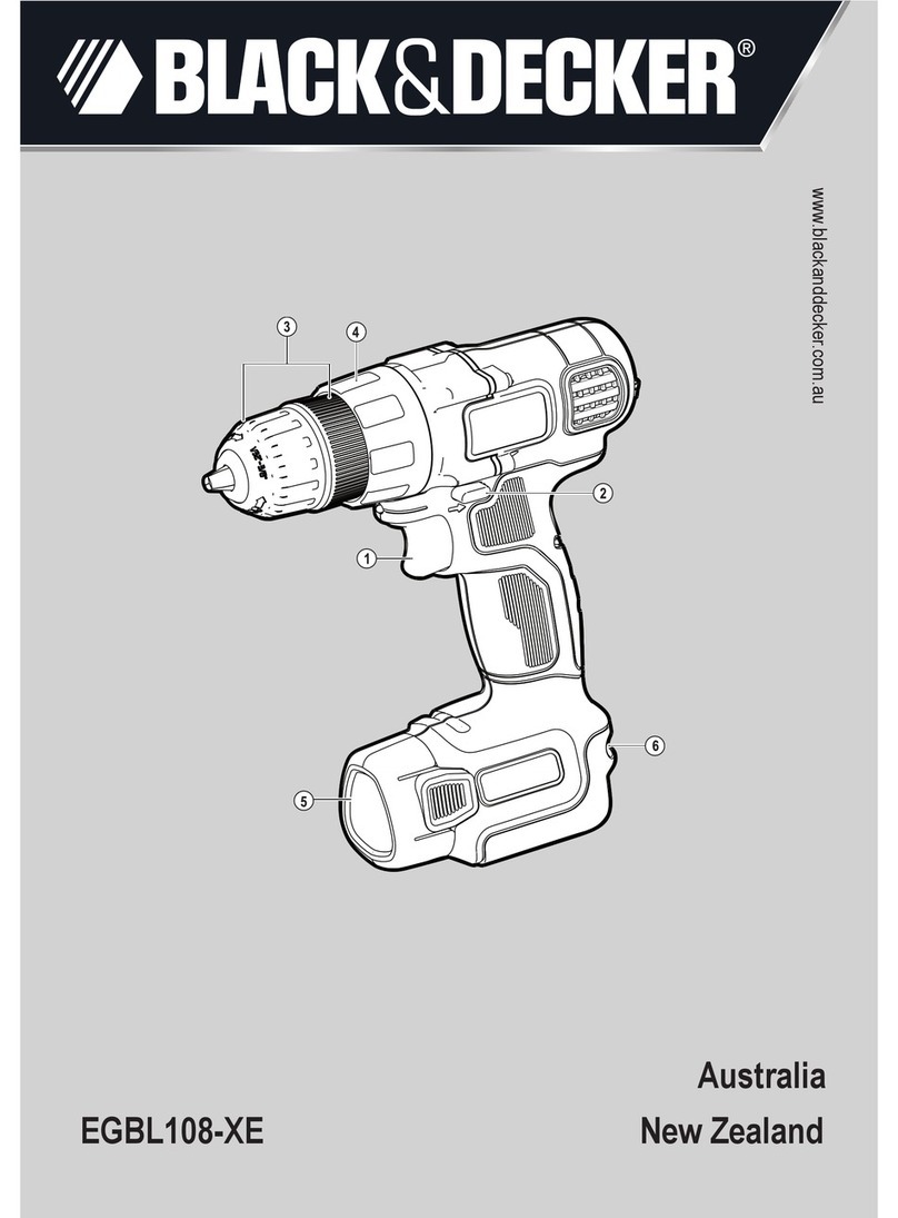 Black & Decker EGBL108-XE User manual