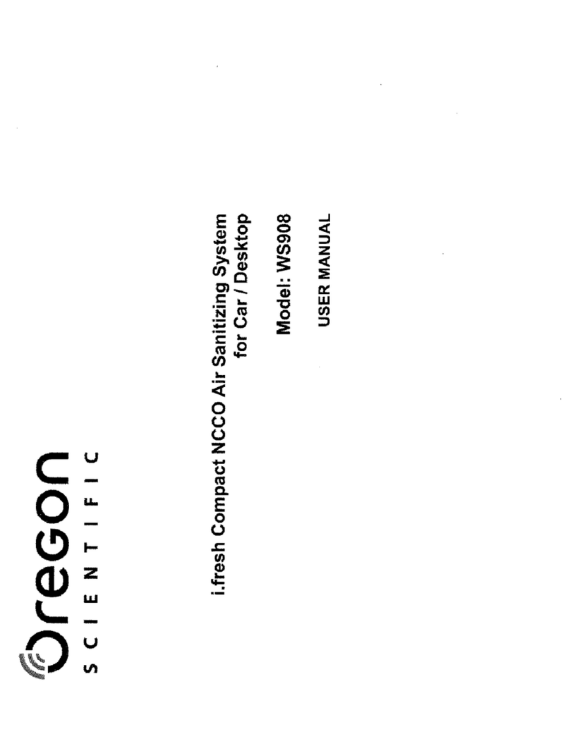Oregon Scientific WS908 user manual