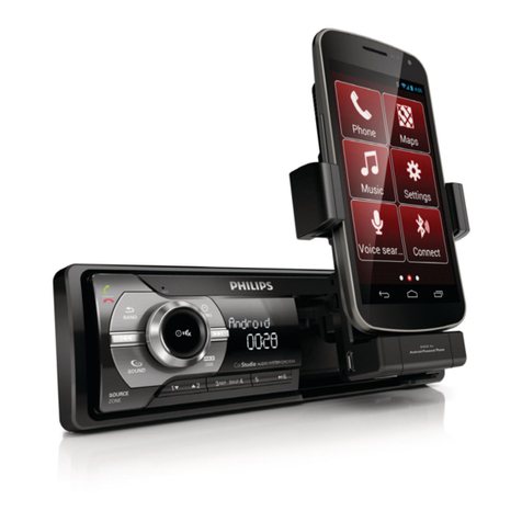 Philips CarStudio CMD305A User manual