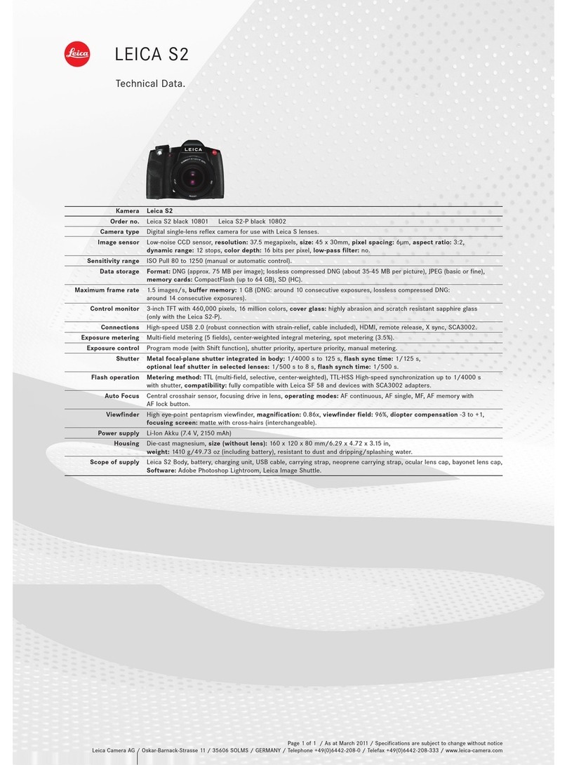 Leica S2 Instruction manual