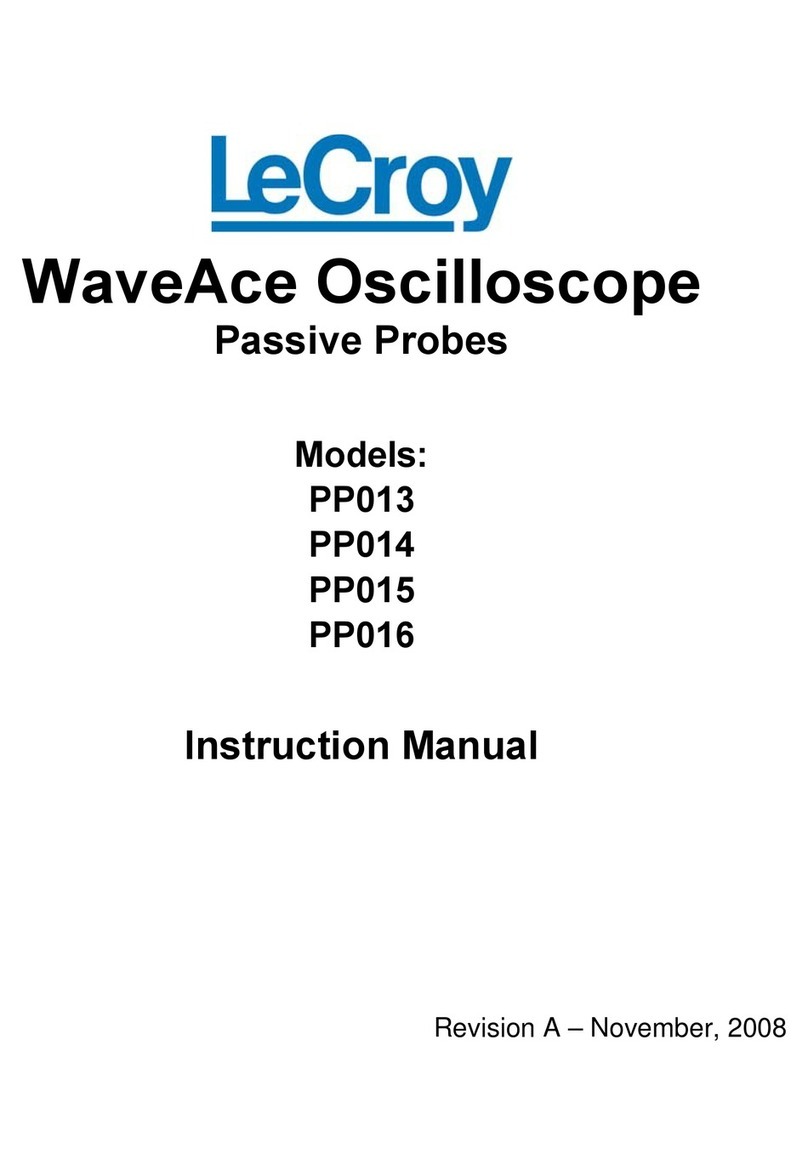 LeCroy WaveAce PP013 instruction manual