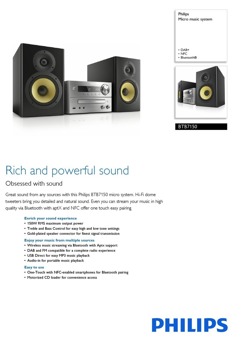 Philips BTB7150 User manual