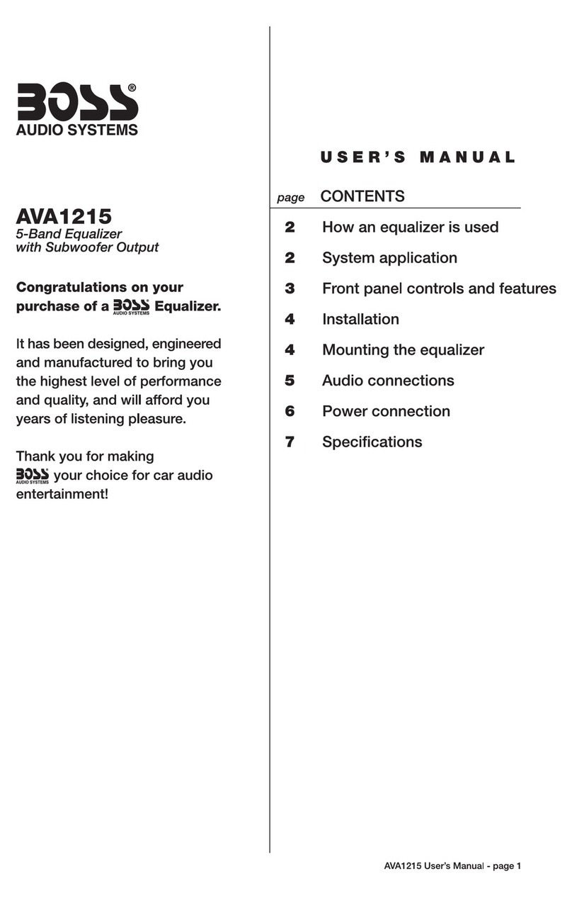 Boss Audio Systems AVA 1215 User manual Boss Audio Systems AVA 1215 User manual
