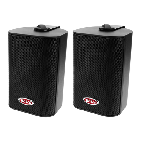 Boss Audio Systems MR4.3W Installation & owner's manual