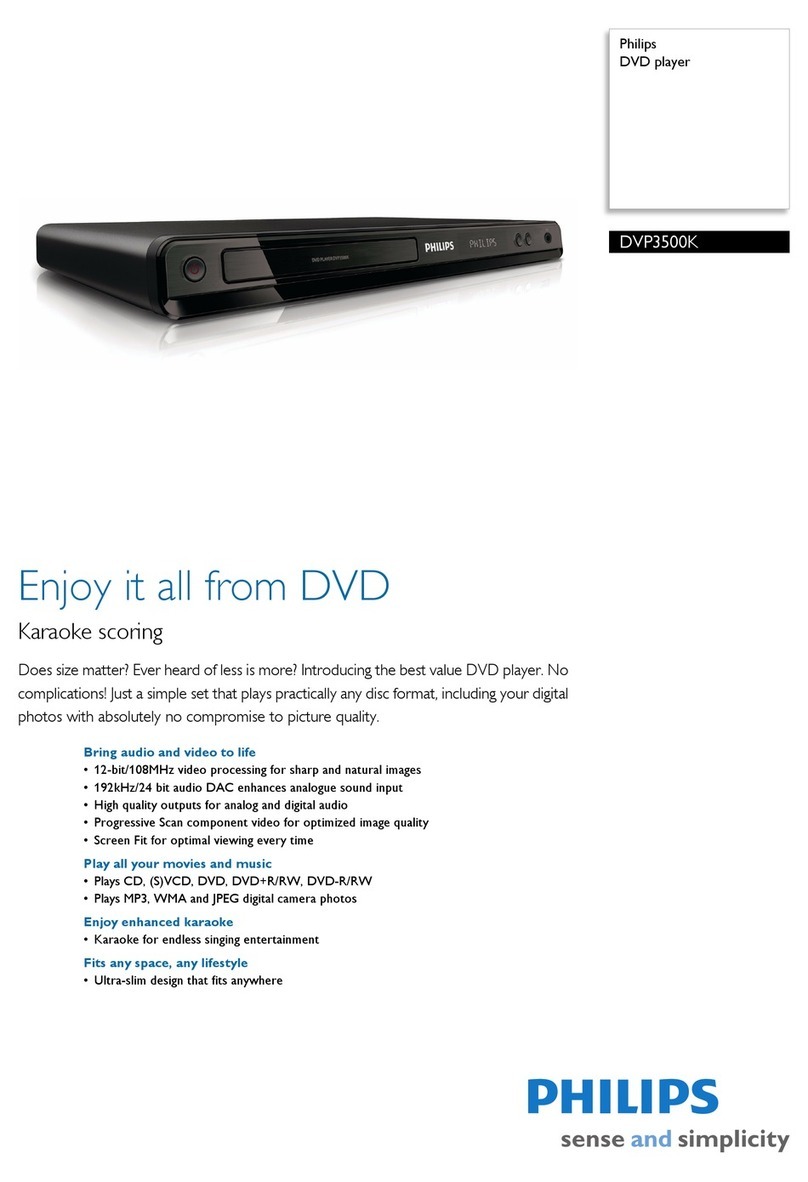 Philips DVP3500K User manual