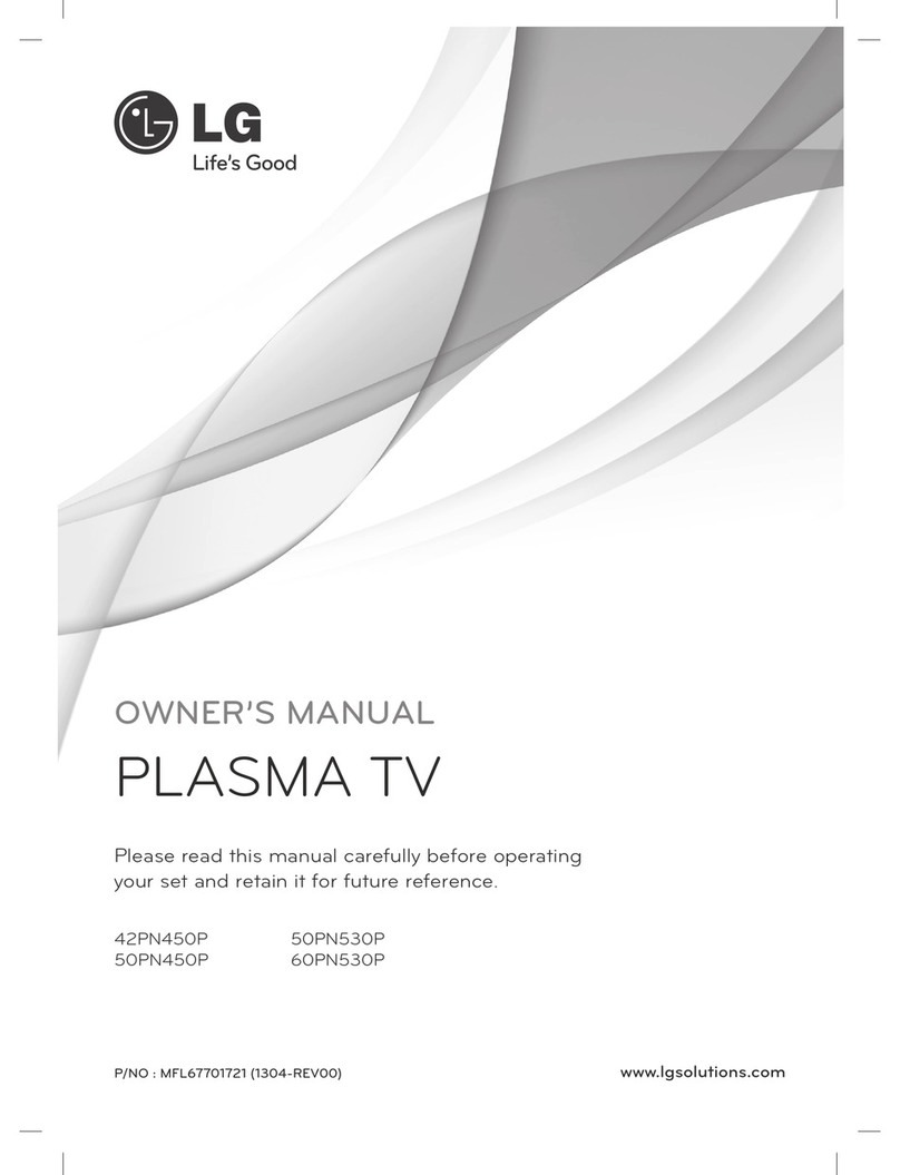 LG 42PN450P User manual