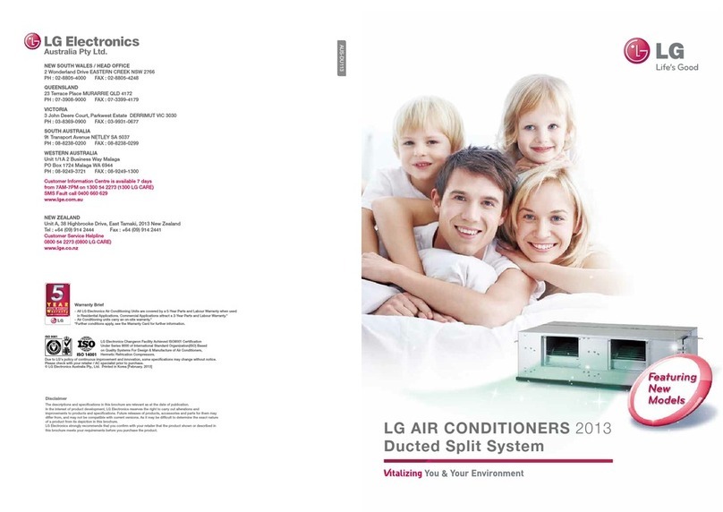 LG Air Conditioners User manual