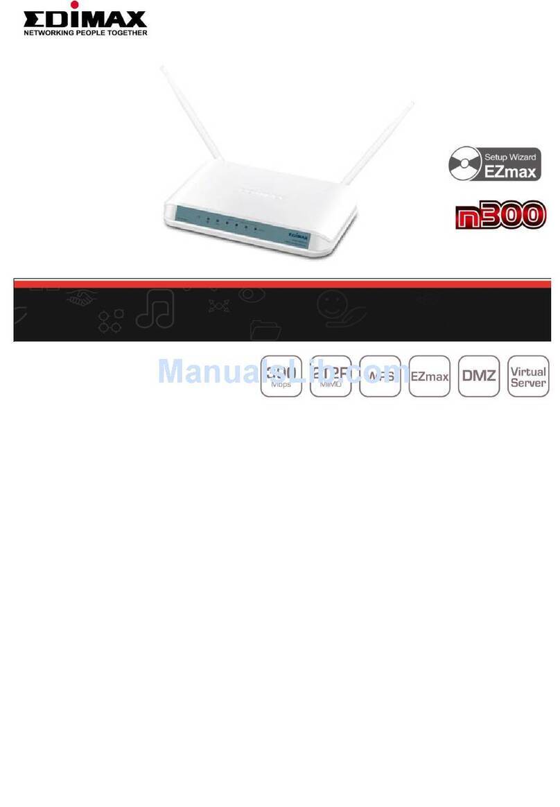 Edimax AR-7267WnB User manual Edimax AR-7267WnB User manual