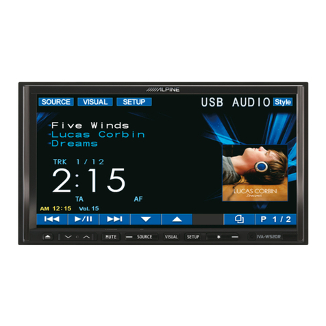 Alpine IVA-W520R owner's manual