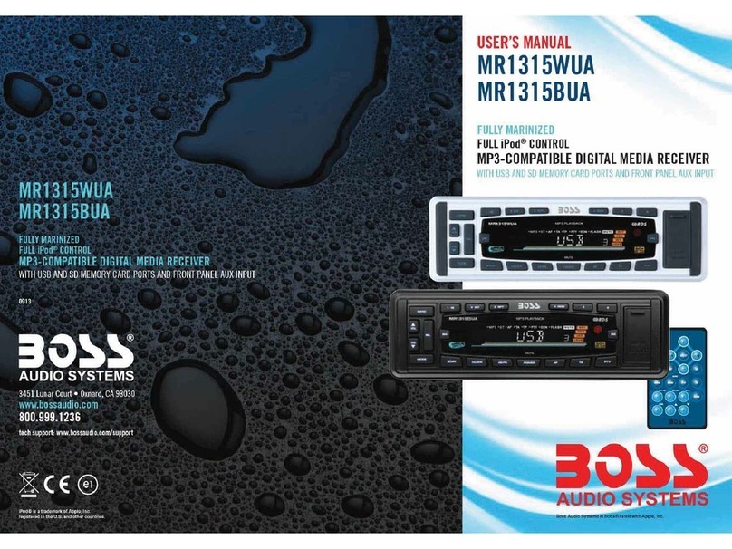 Boss Audio Systems MR1315WUA user manual
