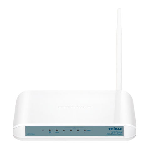 Edimax AR-7167WnA User manual Edimax AR-7167WnA User manual