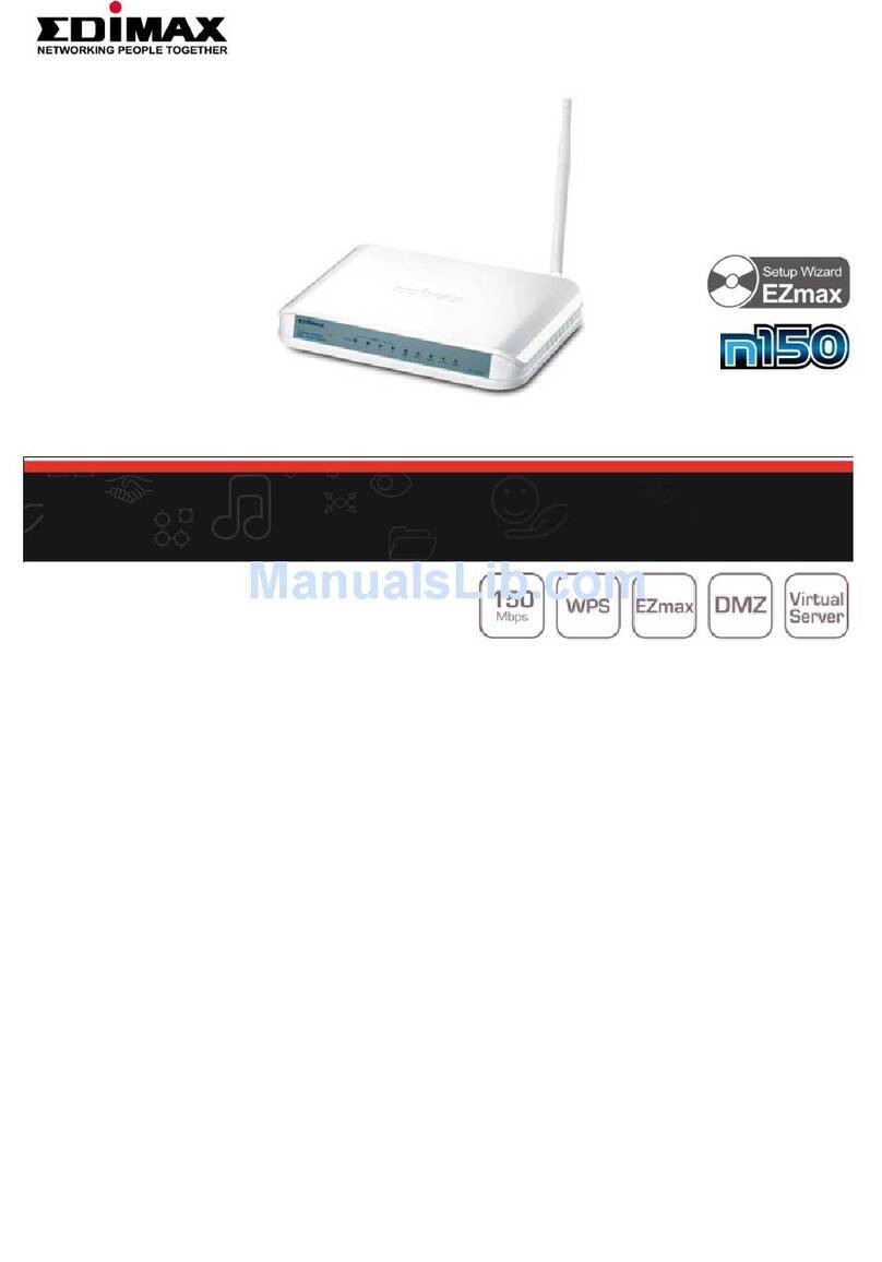 Edimax AR-7167WnA User manual Edimax AR-7167WnA User manual