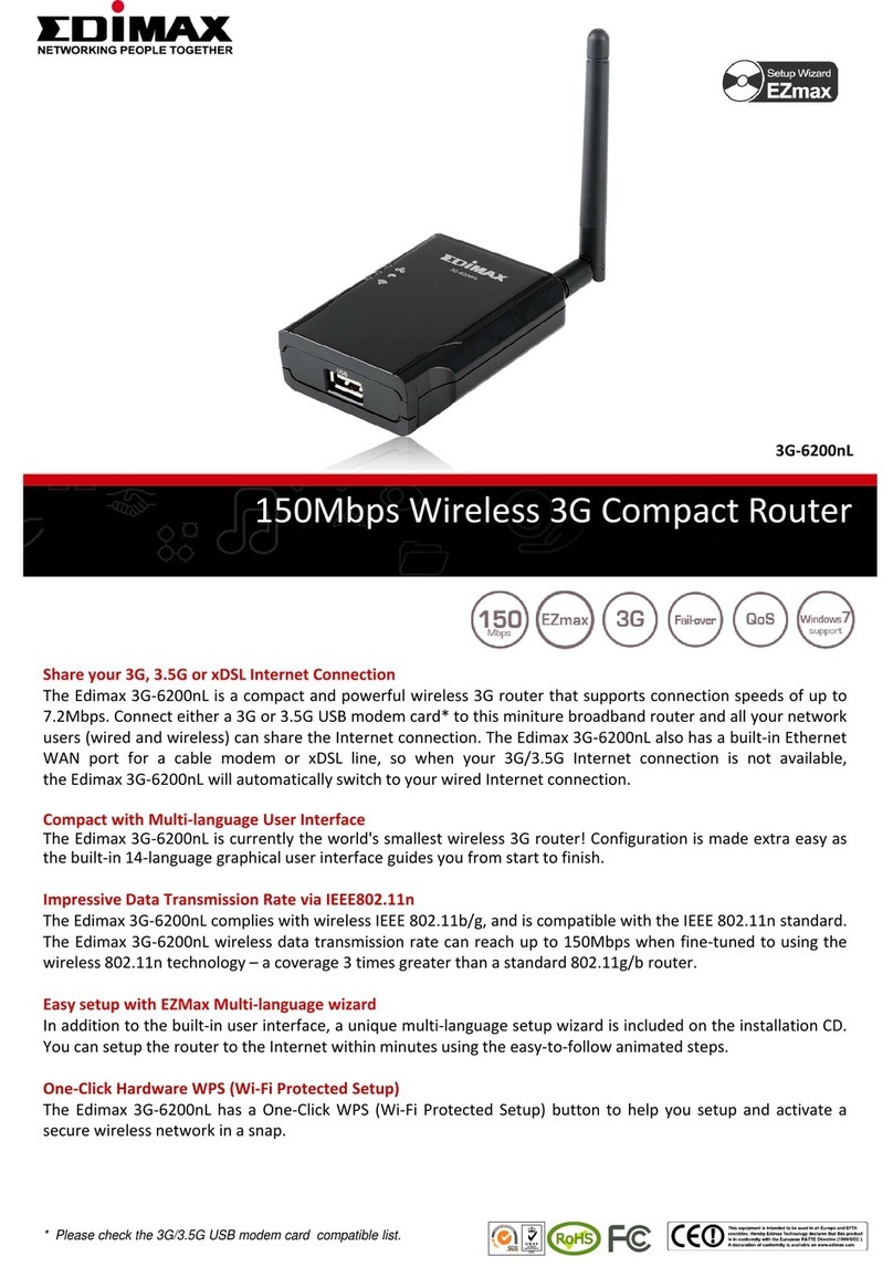 Edimax 3G-6200nL User manual