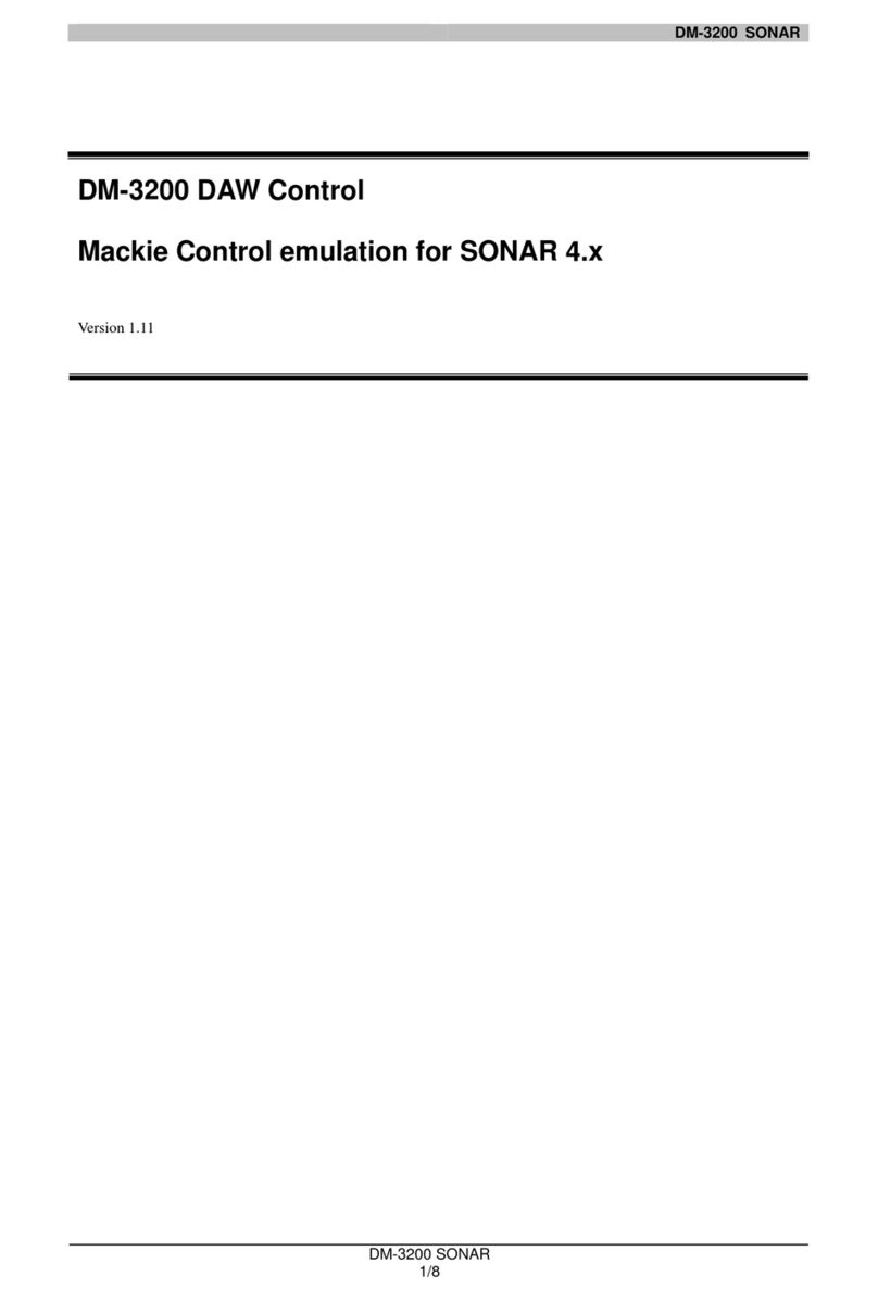 Teac DM-3200 manual