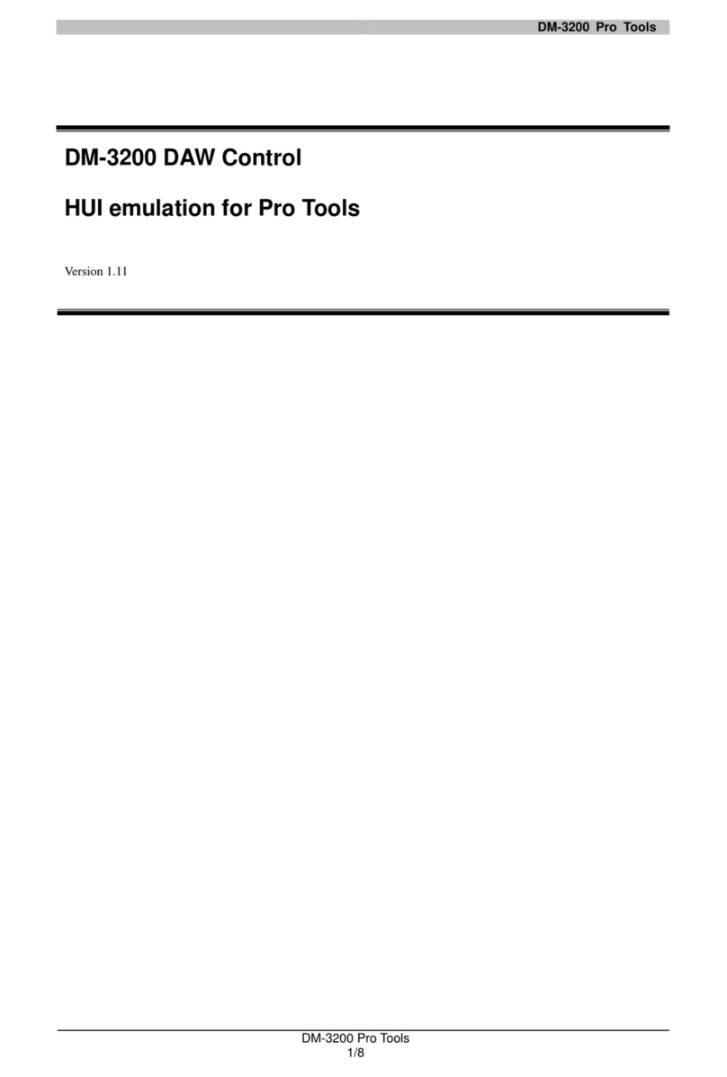 Teac DM-3200 User manual