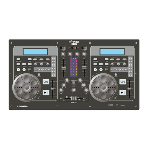 Pyle Pro PDCDJ380 User manual