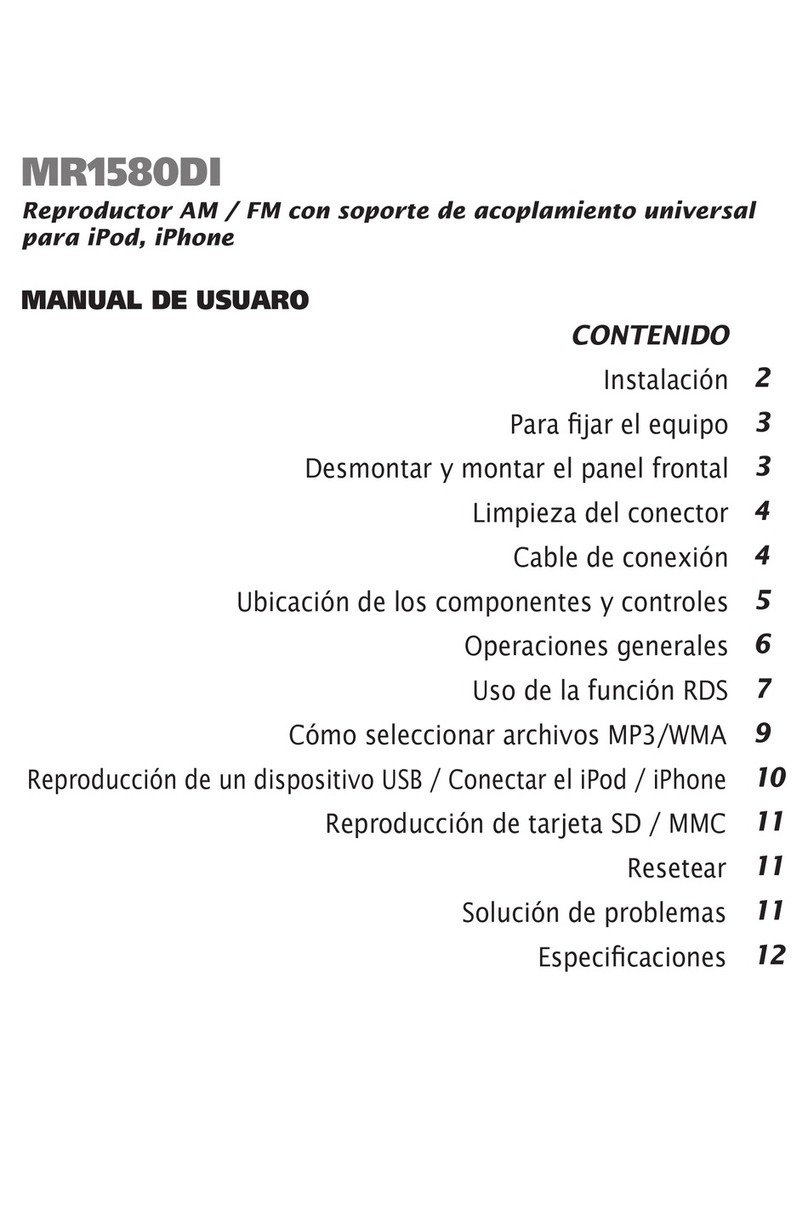 Boss Audio Systems MR1580DI user manual