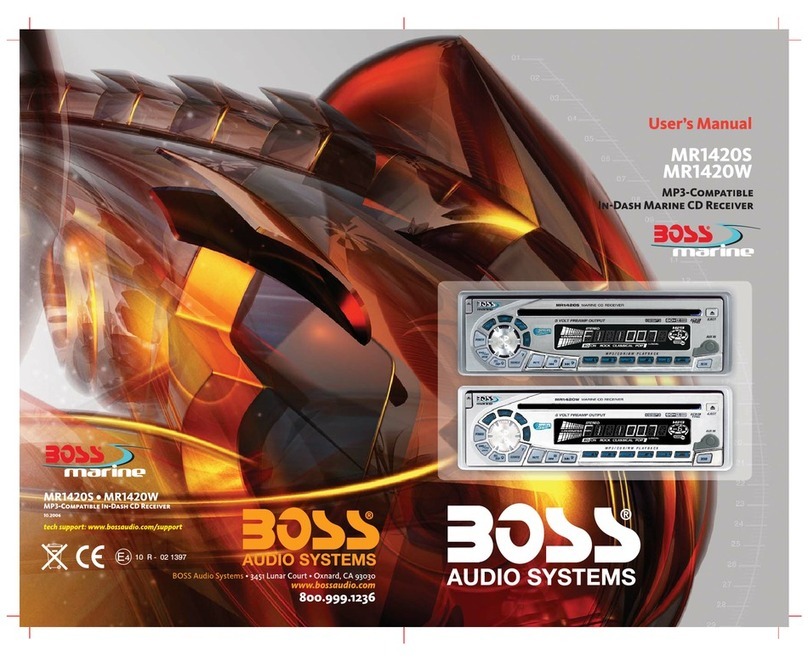 Boss Audio Systems MR1420W user manual
