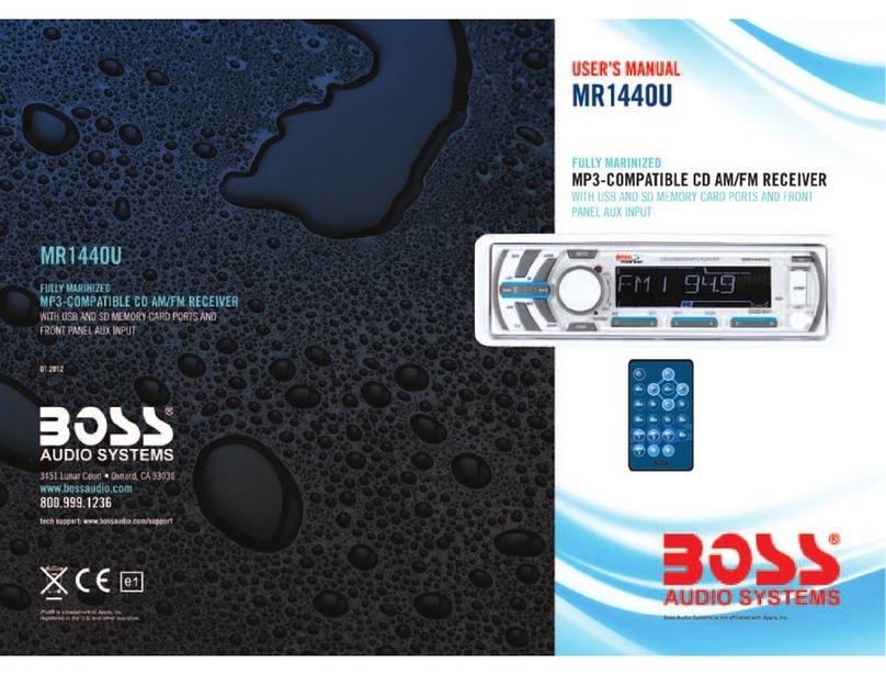 Boss Audio Systems 650UA User manual Boss Audio Systems 650UA User manual