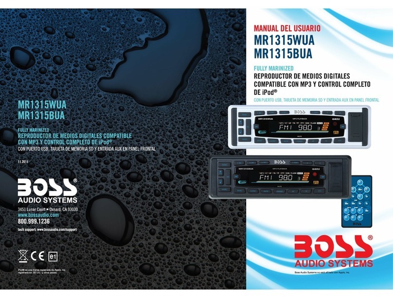 Boss Audio Systems MR1315WUA Manual Del Usuario