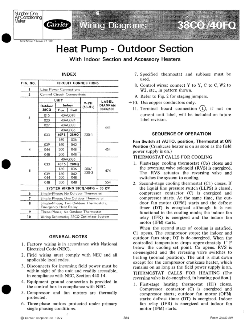 Carrier 38CQ Manual