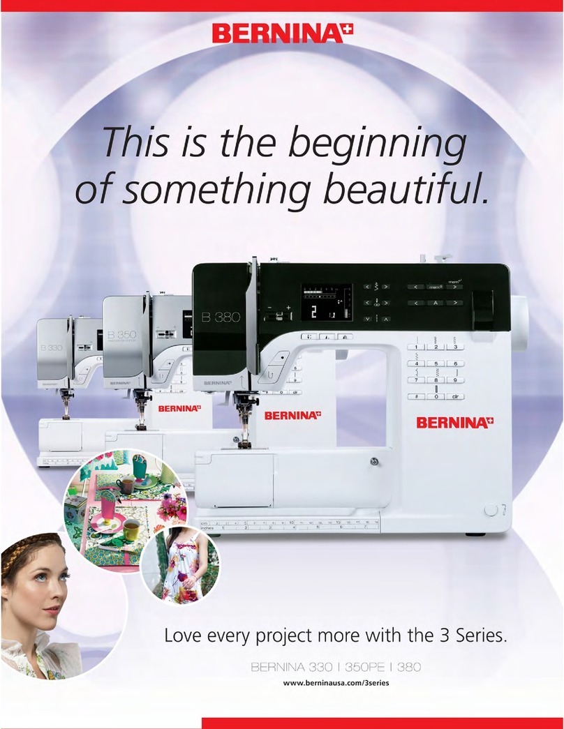 Bernina B 330 User manual