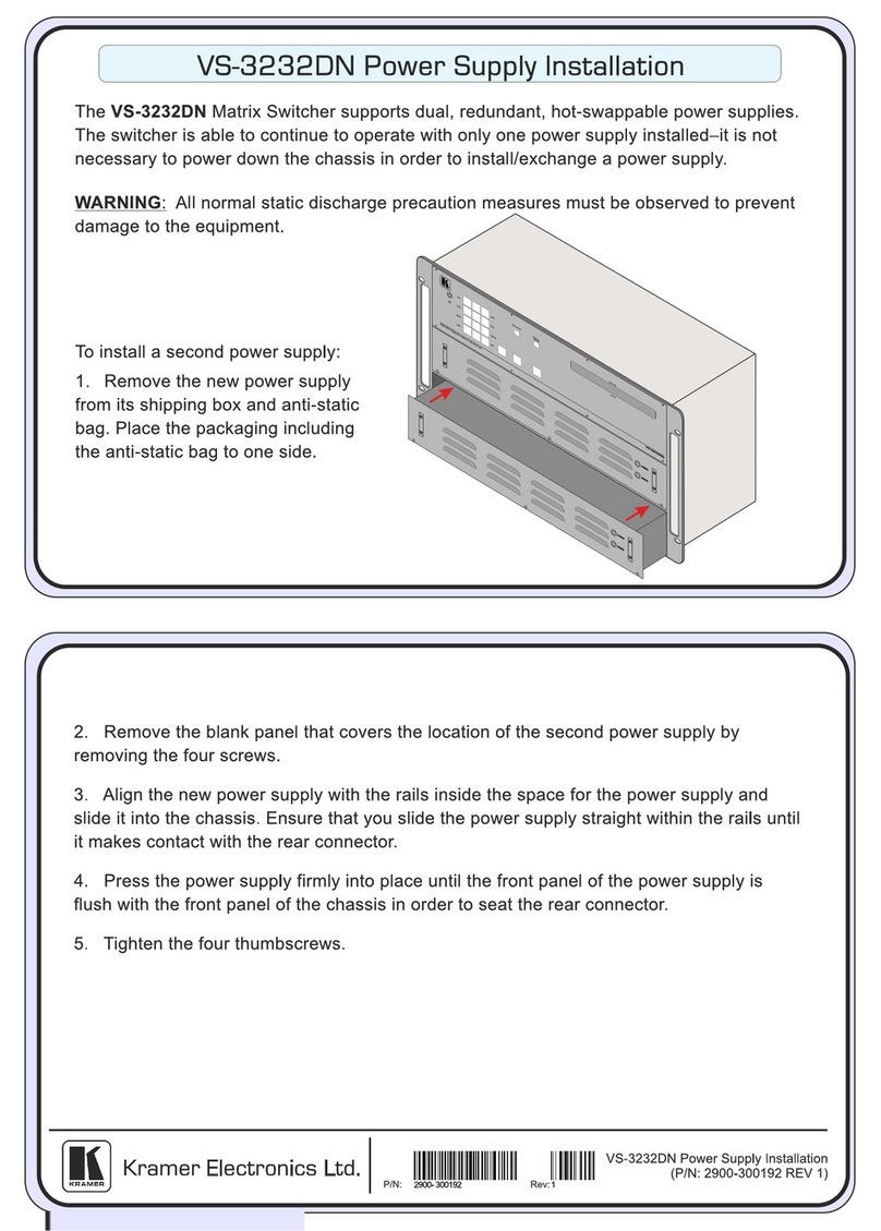 Kramer VS-3232DN User manual