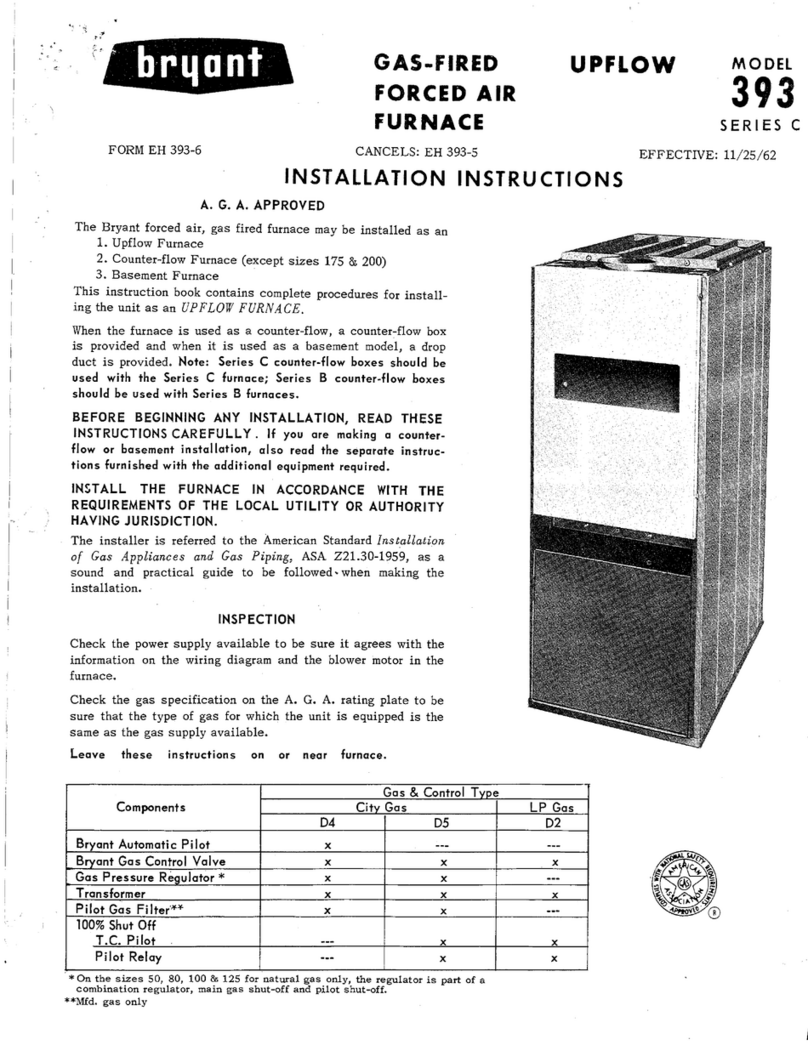 Bryant 393C User manual