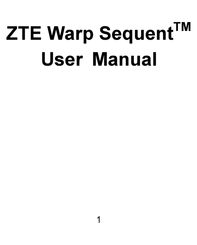 Zte Warp Sequent user manual