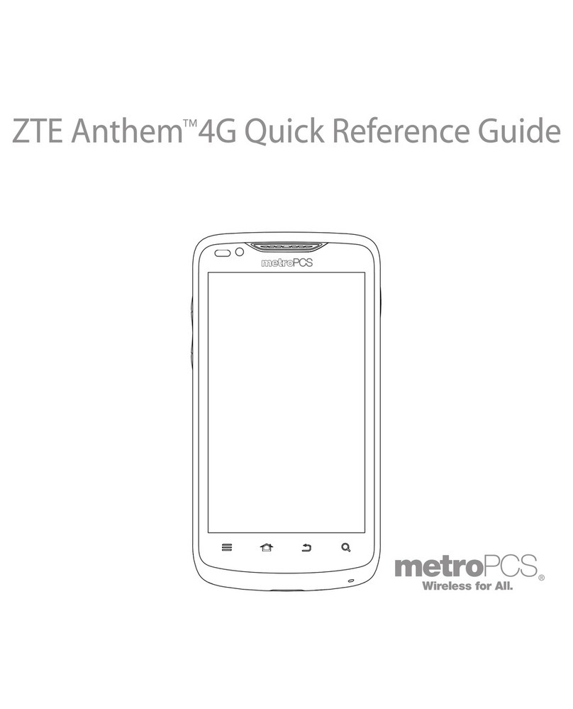 Zte Anthem 4G User manual
