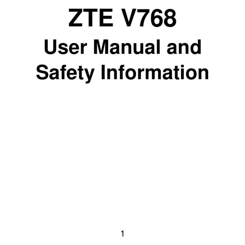 Zte V768 User manual