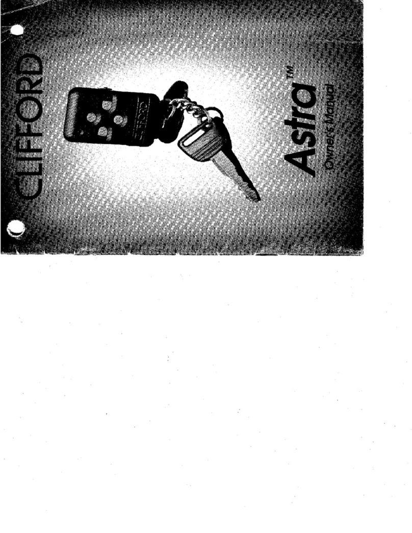 Clifford Astra owner's guide
