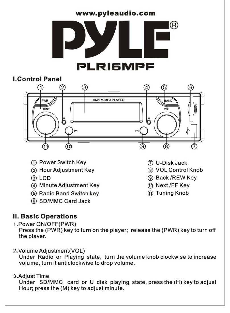Pyle PLR16MPF manual