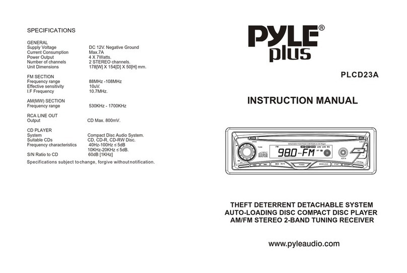 Pyle Plus PLCD23A User manual