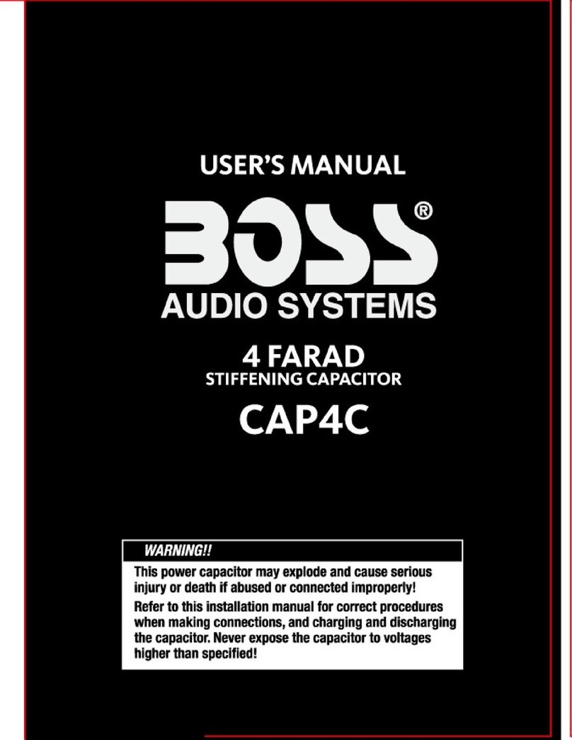 Boss Audio Systems CAP4C user manual