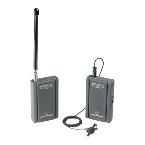 Audio Technica PRO 88W User manual