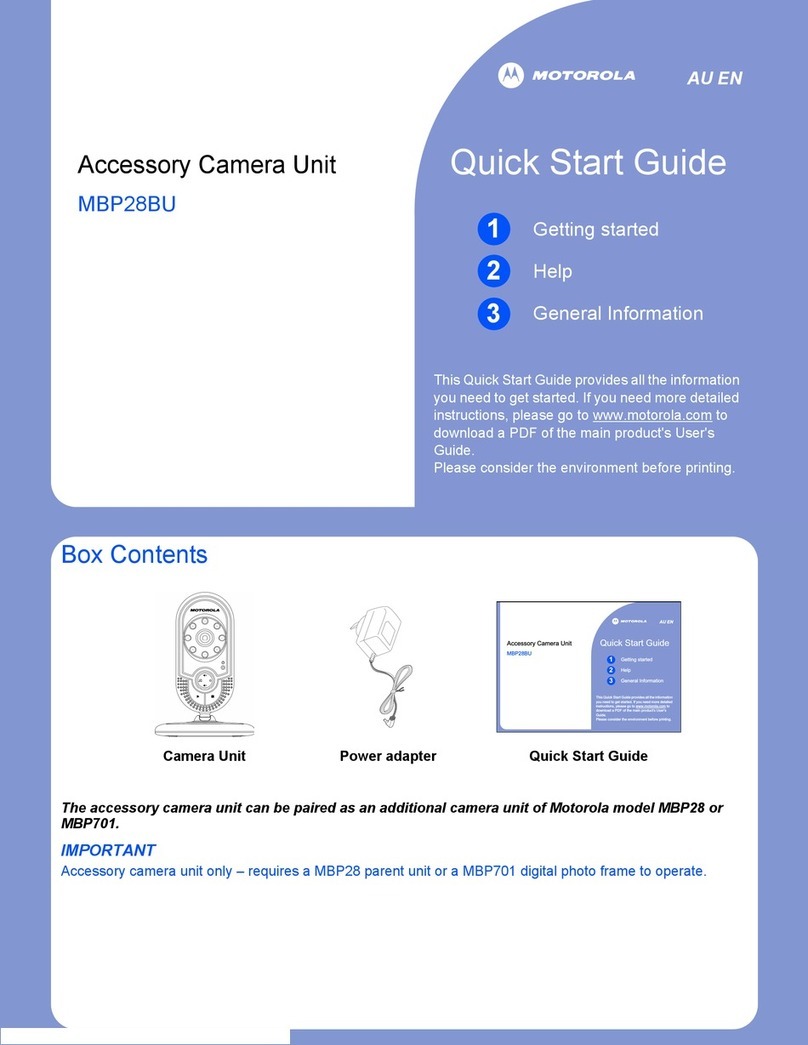 Motorola MBP28 Multi-Cam User manual