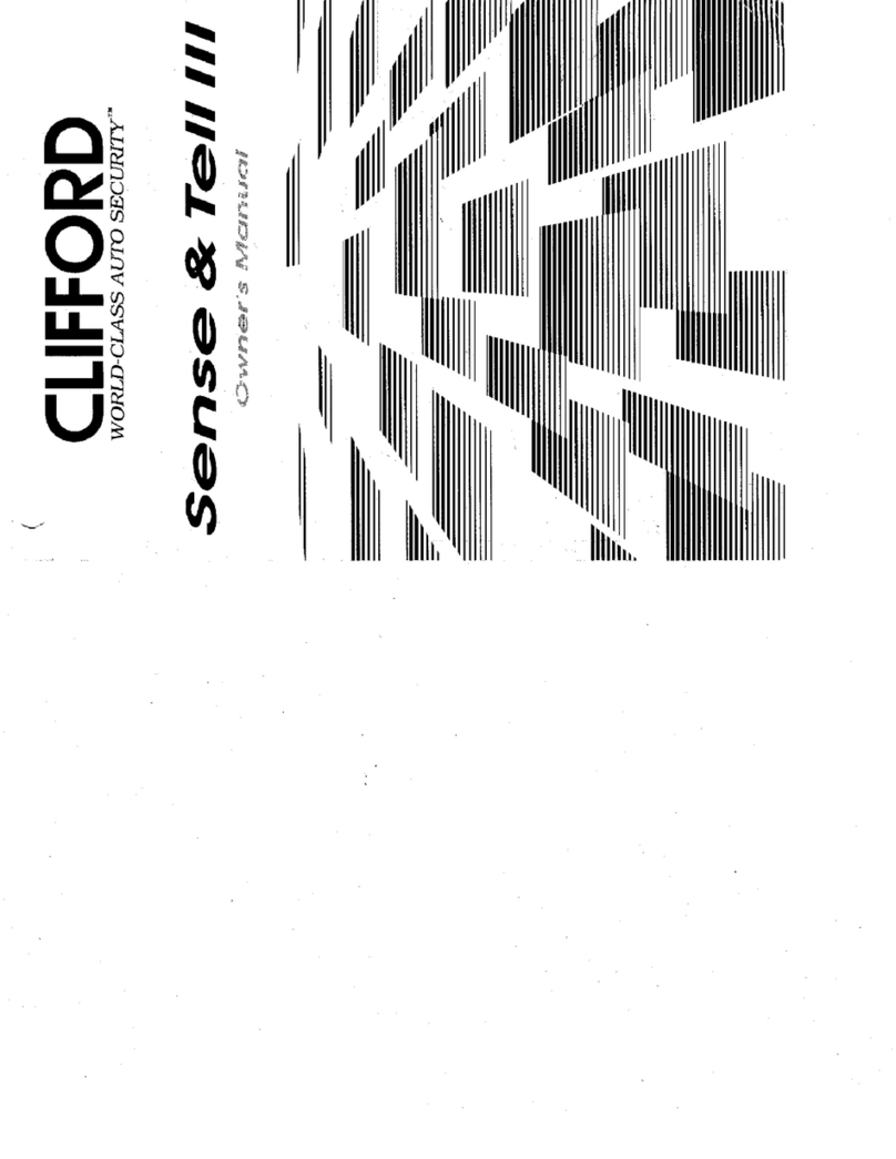 Clifford Sense and Tell 3 User manual